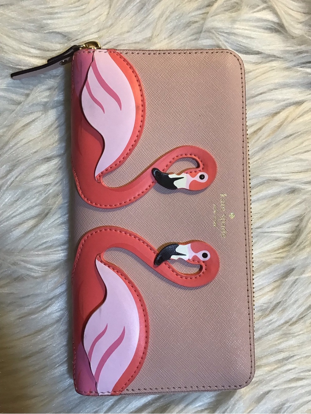 Kate spade flamingo wallet - Picture 2 of 13